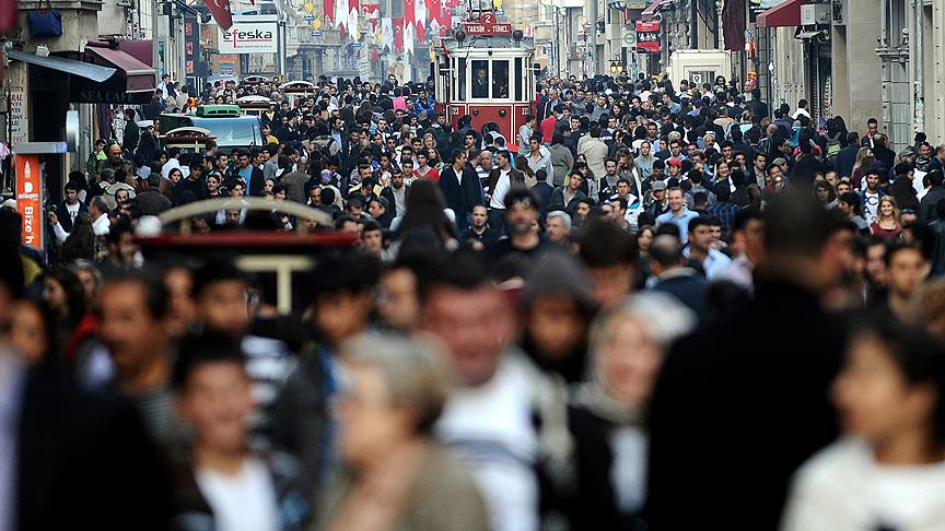 Türkiye'nin nüfusu 1 milyon arttı