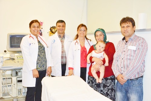 5 aylık bebeğe anjiyo yapıldı