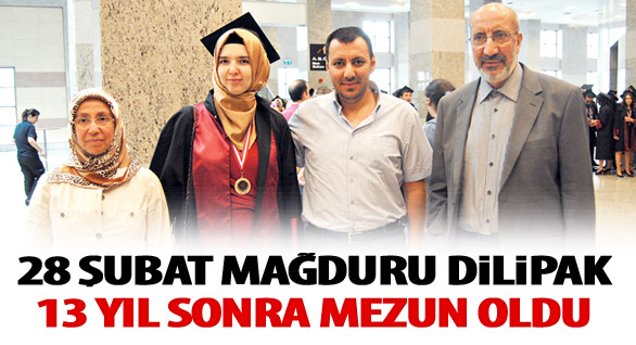 Sezin Dilipak 13 Yıl Sonra Mezun Oldu