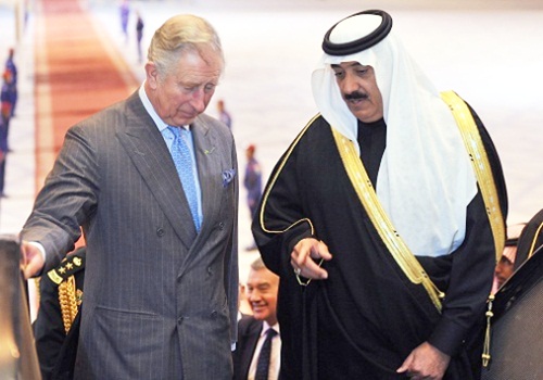 Prens Charles Riyad'a gitti