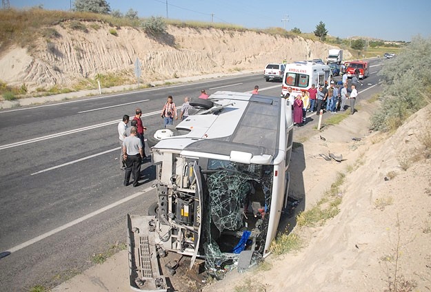 Nevşehir'de trafik kazası: 10 yaralı