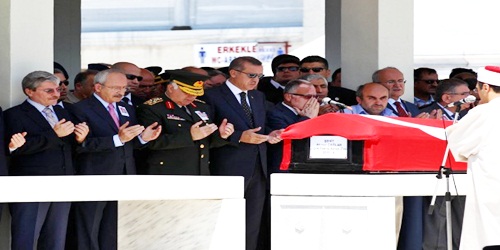 Şehitlerimizi uğurladık
