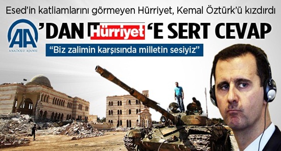 AA'dan Hürriyet'e sert cevap