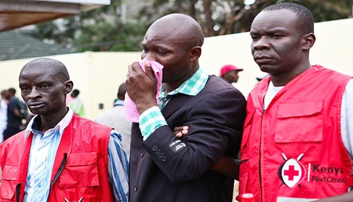 Kenya'daki üniversitede izdiham