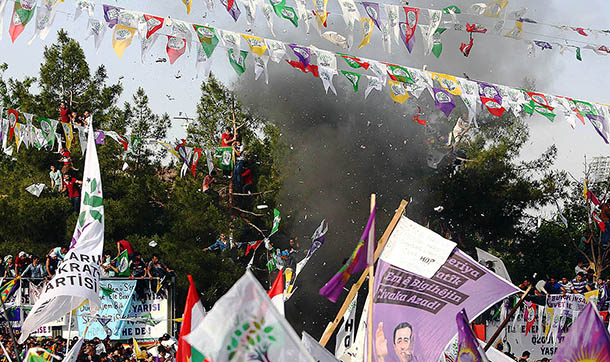 HDP mitinginde patlayan bombanın cinsi TNT