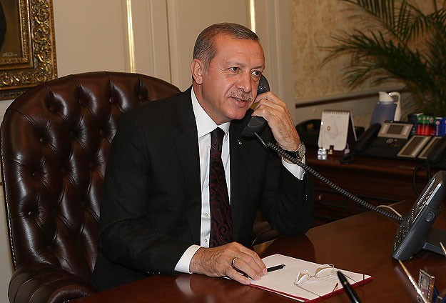 Erdoğan kurtarılan astsubayın eşini aradı