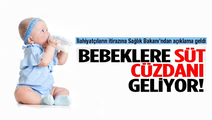 Bebeklere süt nüfus cüzdanı veririz