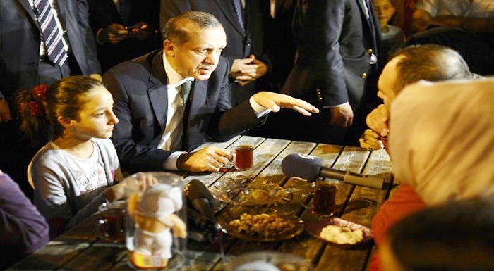 Erdoğan Millet Parkı'nda vatandaşlarla bir araya geldi