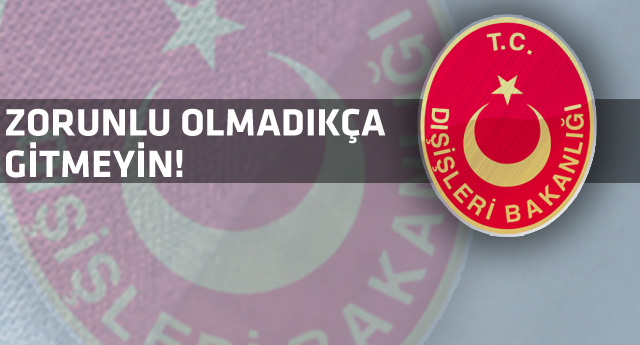 Dışişleri'nden Lübnan uyarısı