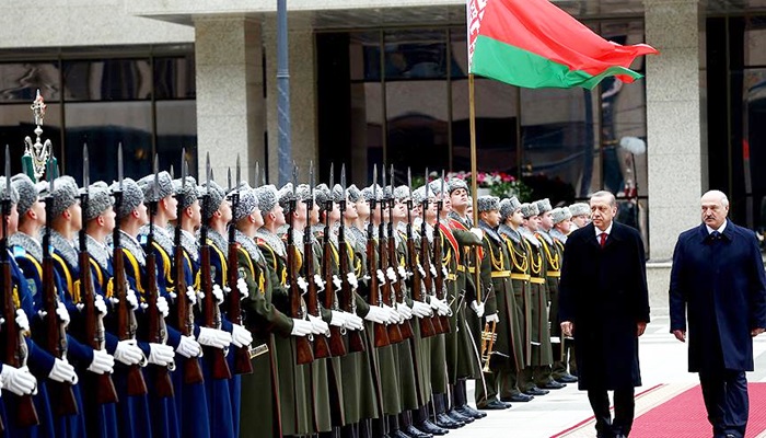Cumhurbaşkanı Erdoğan Belarus'ta