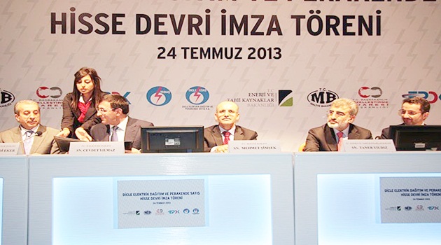 Dicle Elektrik'te devir-teslim töreni