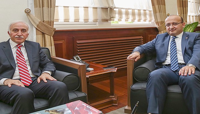 Başbakan Yardımcısı Akdoğan Şahin'i kabul etti