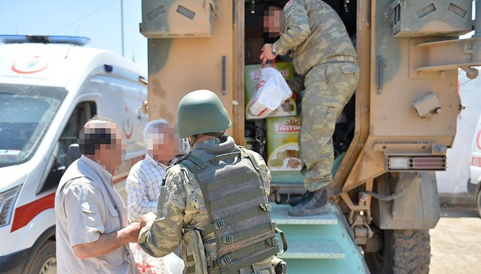 Güvenlik güçlerine "baklavalı" destek