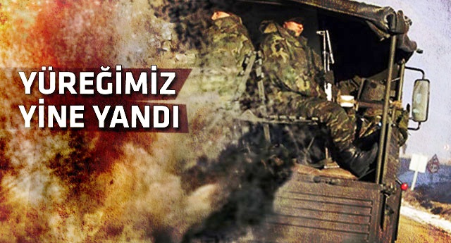 Siirt'te askeri araca pusu:1 şehit
