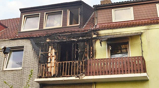 Almanya'da "şüpheli" yangın