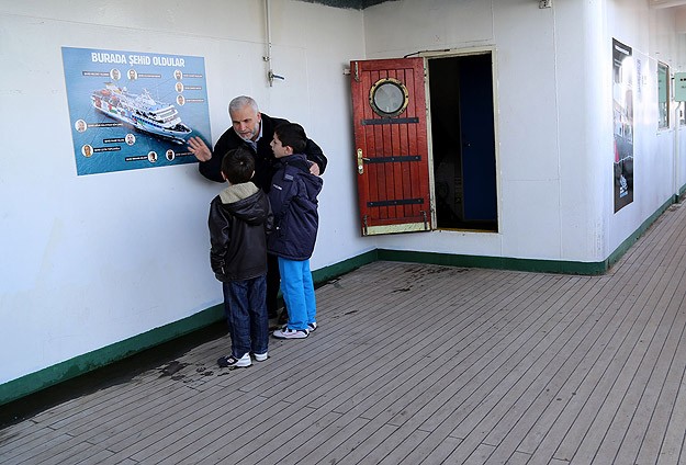 Mavi Marmara'ya "kurtuluş şehri"nde yoğun ilgi