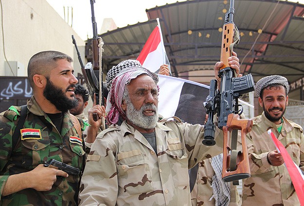 Tikrit'te Şii milislerin yaptığı yağmaya karşı önlem