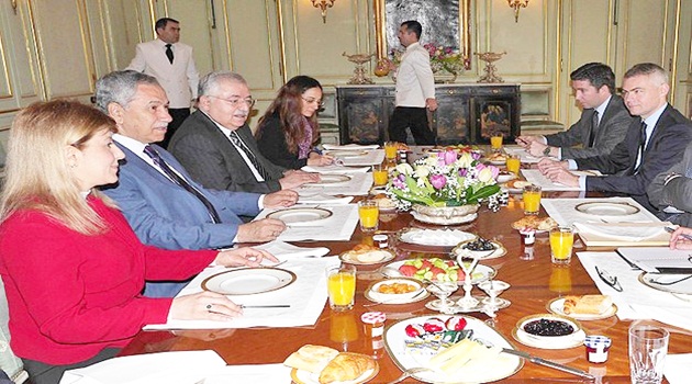 Türk dostluk grubu başkanlarıyla bir araya geldi