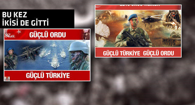 Genelkurmay'ın 30 Ağustos sloganı değişti!
