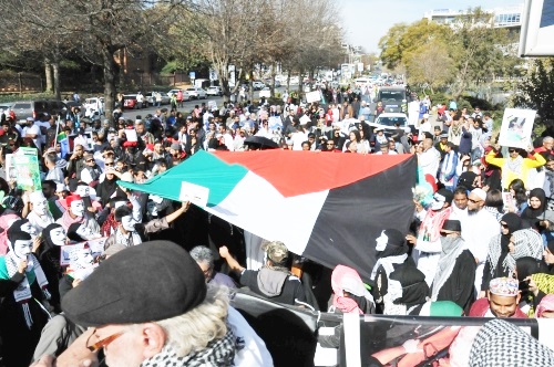 Mandela Günü'nde İsrail protesto edildi