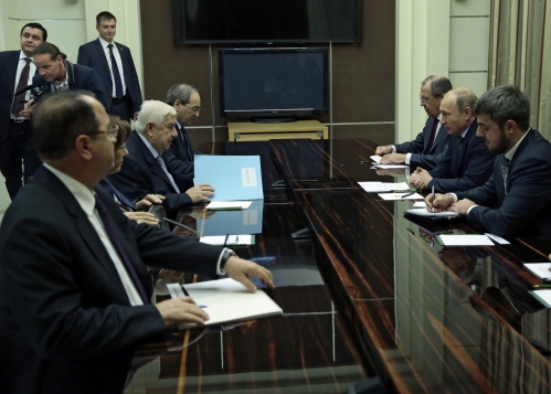 Putin, Muallim'i kabul etti; Esed'le ilişkiler geliştirilecek