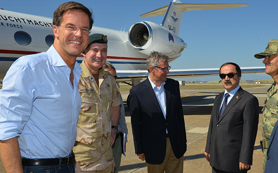 Hollanda Başbakanı İncirlik'te