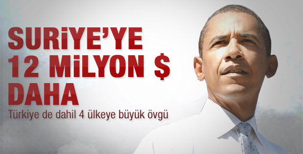 ABD'den Suriye'ye 12 milyon dolar daha