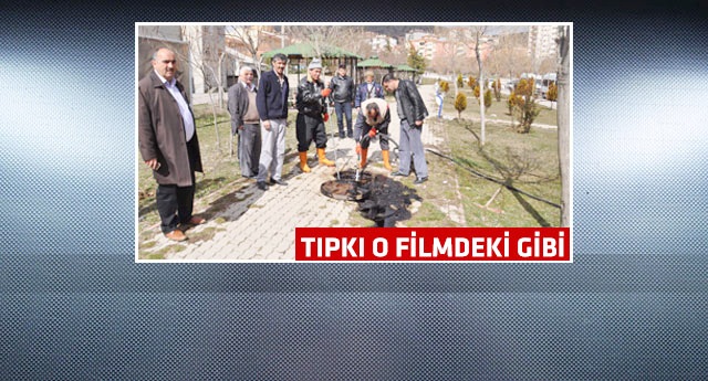 Yerden petrol fışkırdı, görenler inanamadı!