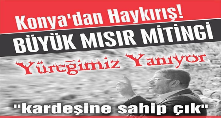 Büyük Mısır Mitingi İçin Hareket Saati