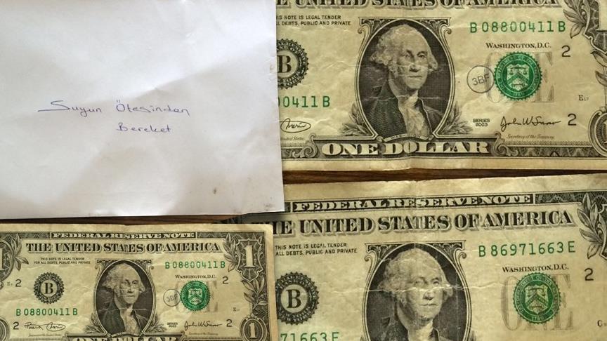 1 dolarların dağıtım şifresi: 'Suyun ötesinden bereket'