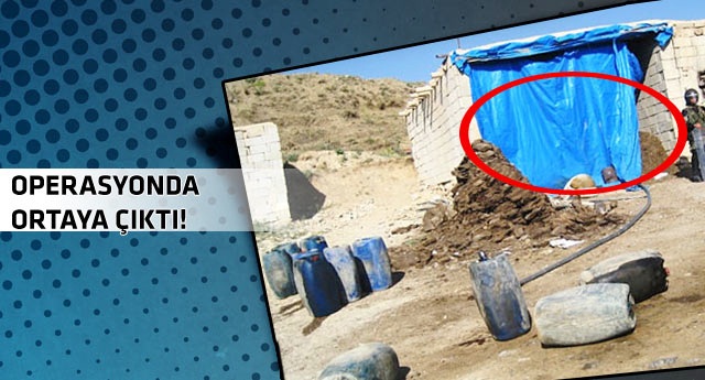 Kaçak akaryakıtla ilkel benzin istasyonu kurdular