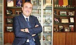 Oğullarım Ali Koç'un locasında finali izledi