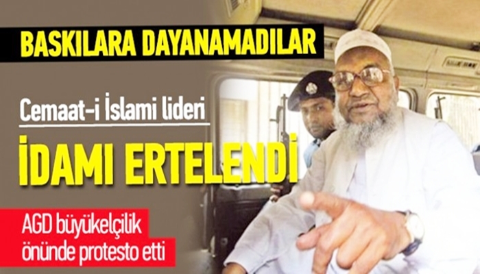 Cemaat-i İslami Lideri Molla'nın idamı ertelendi