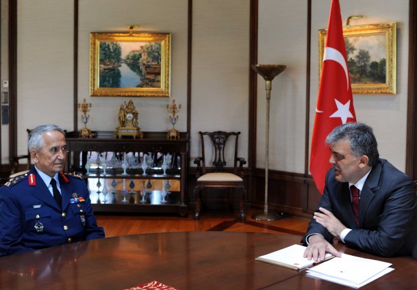 Gül, Orgeneral Erten ile görüştü