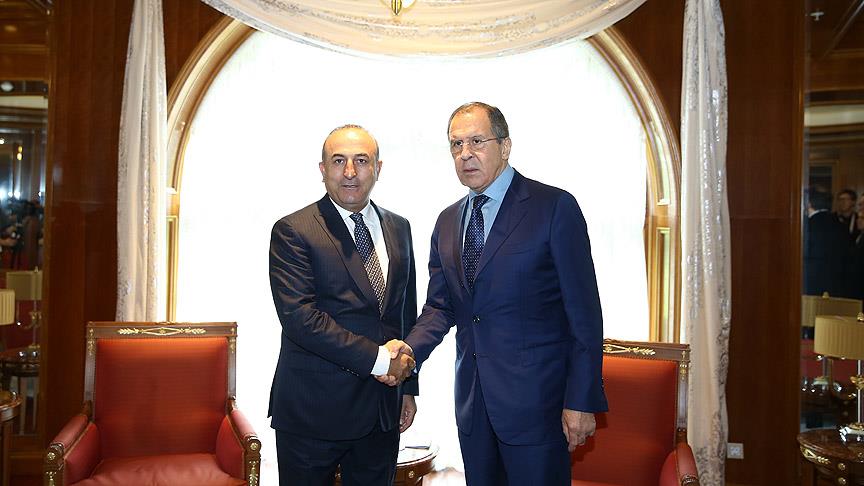 Çavuşoğlu, Lavrov ile görüştü