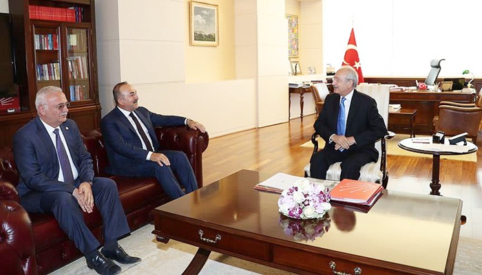 Kılıçdaroğlu-Çavuşoğlu görüşmesi başladı