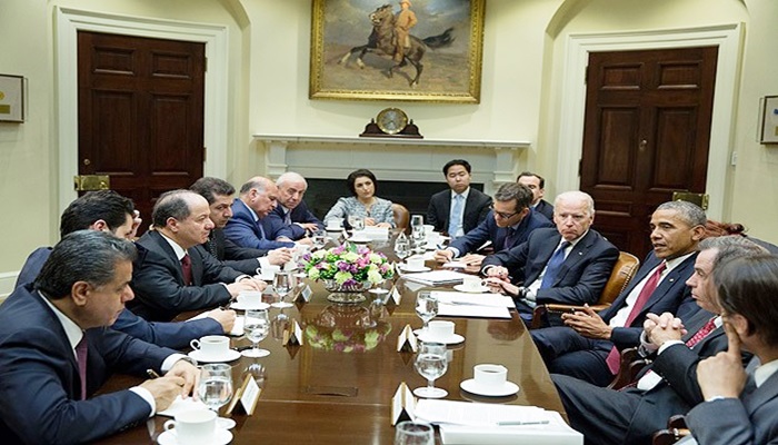 Barzani, Obama ve Biden ile görüştü