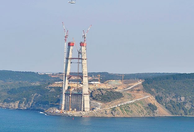3. Boğaz Köprüsü'nün inşaatında büyük aşama