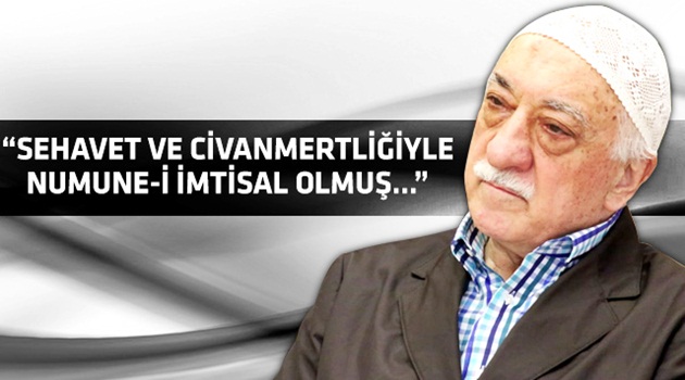 Fethullah Gülen Hocaefendi'den Mehmet Uslu için taziye mesajı