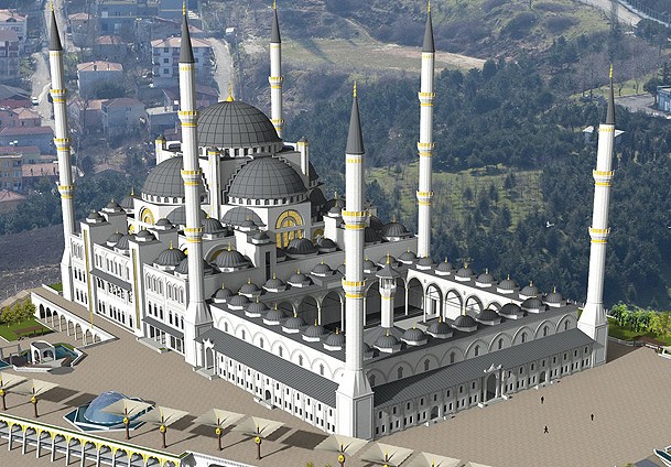 Çamlıca'nın camisi 7 minareli olacak