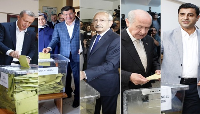 Liderler oylarını kullandı