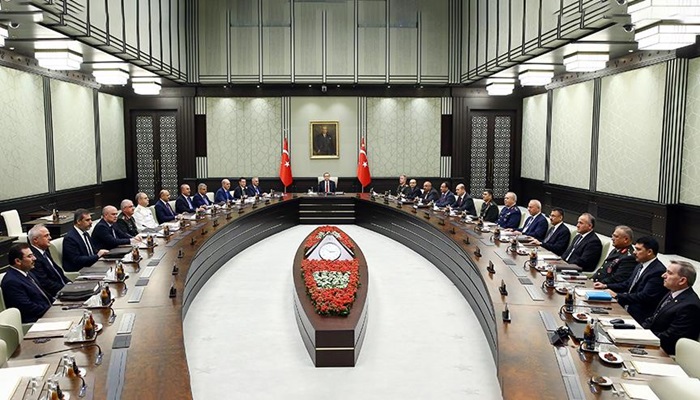 MGK, Cumhurbaşkanı Erdoğan başkanlığında toplandı