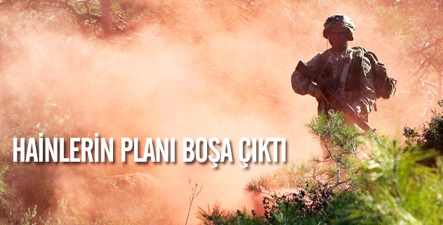 Hainlerin planı boşa çıktı