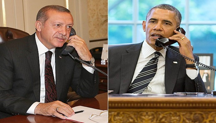 Obama Erdoğan'ı bilgilendirdi