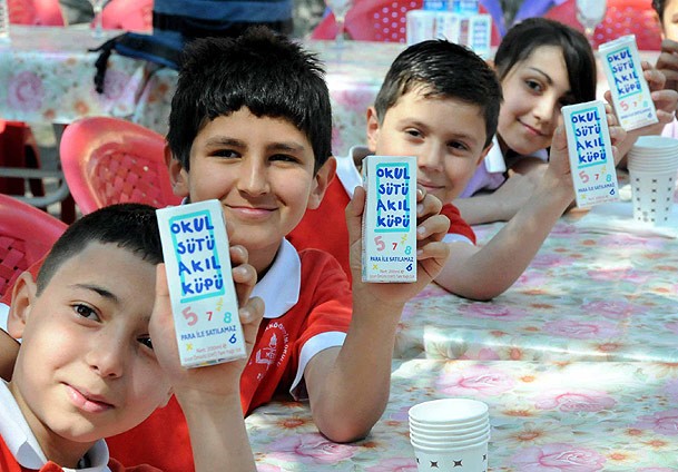 Süt dağıtım çalışması başladı