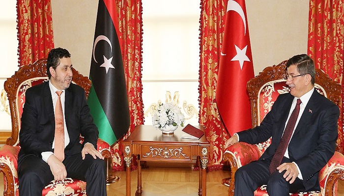 Davutoğlu Libya Başbakanı ile görüştü