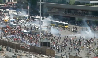 Taksim'de binlerce göstericiye müdahale