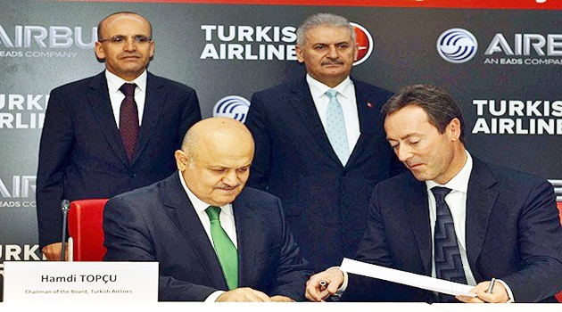 THY, Airbus ile 117 uçak için anlaştı