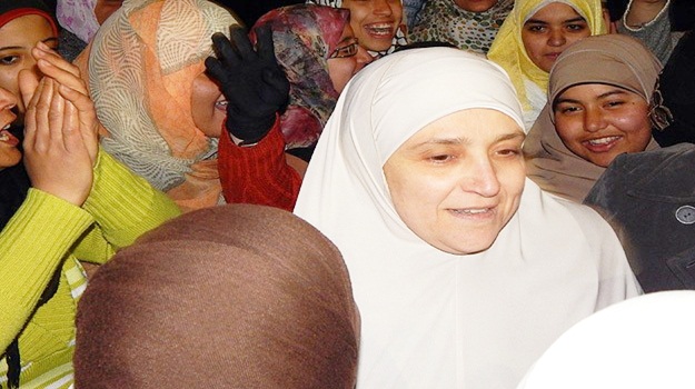 Mursi'nin eşi de gösterilere katıldı