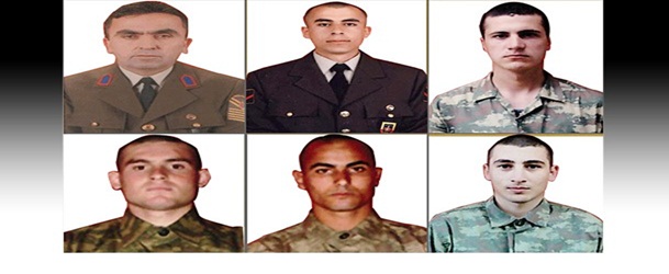 Şehitlere veda